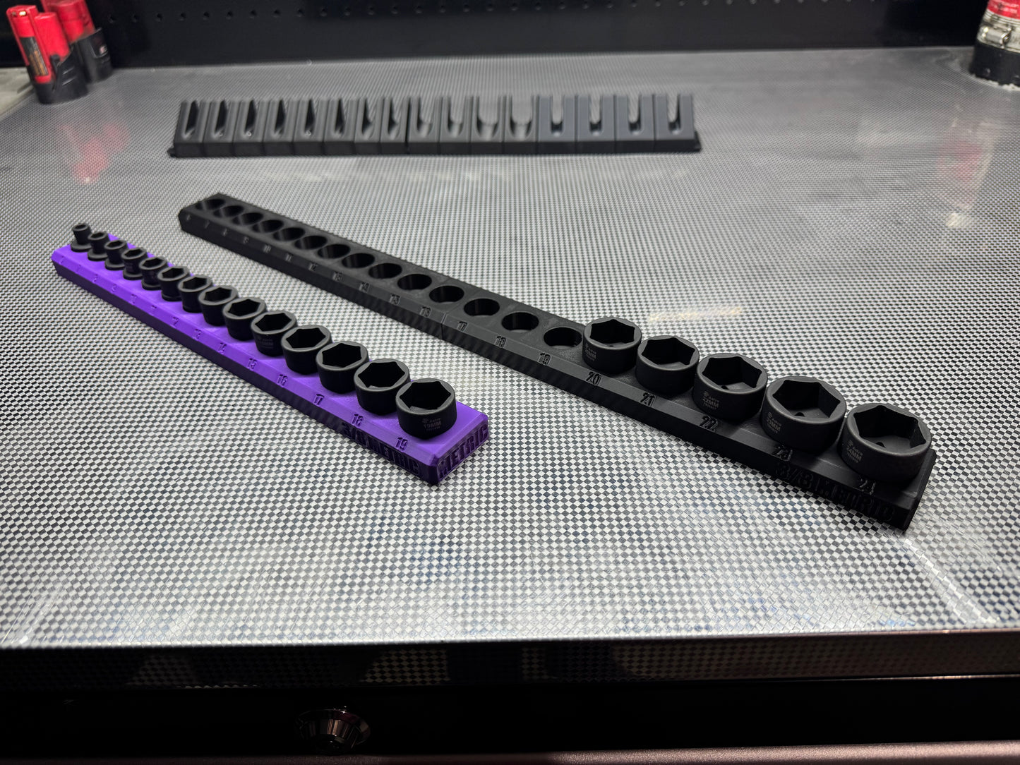 3/8 Astro Nano Socket Rail ( 14 Piece ) Metric