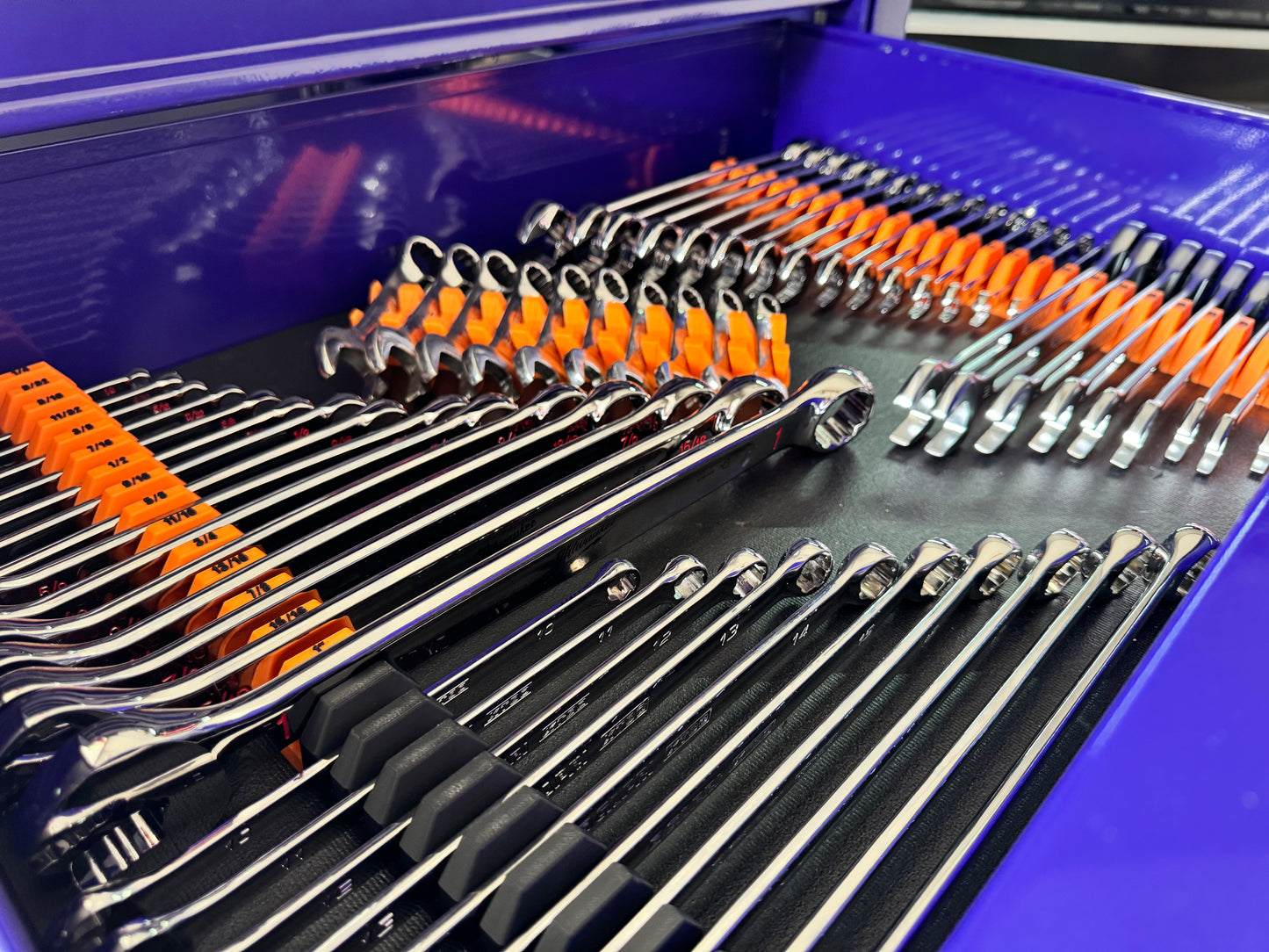 Labeled Mag Force Ultra Compact Wrench organizers