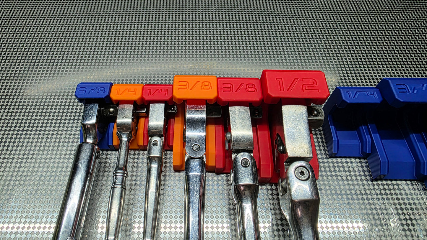 " NOTHING BUT VERTICAL " MODULAR RATCHET ORGANIZER - FOR HORIZONTAL STORAGE ONLY!
