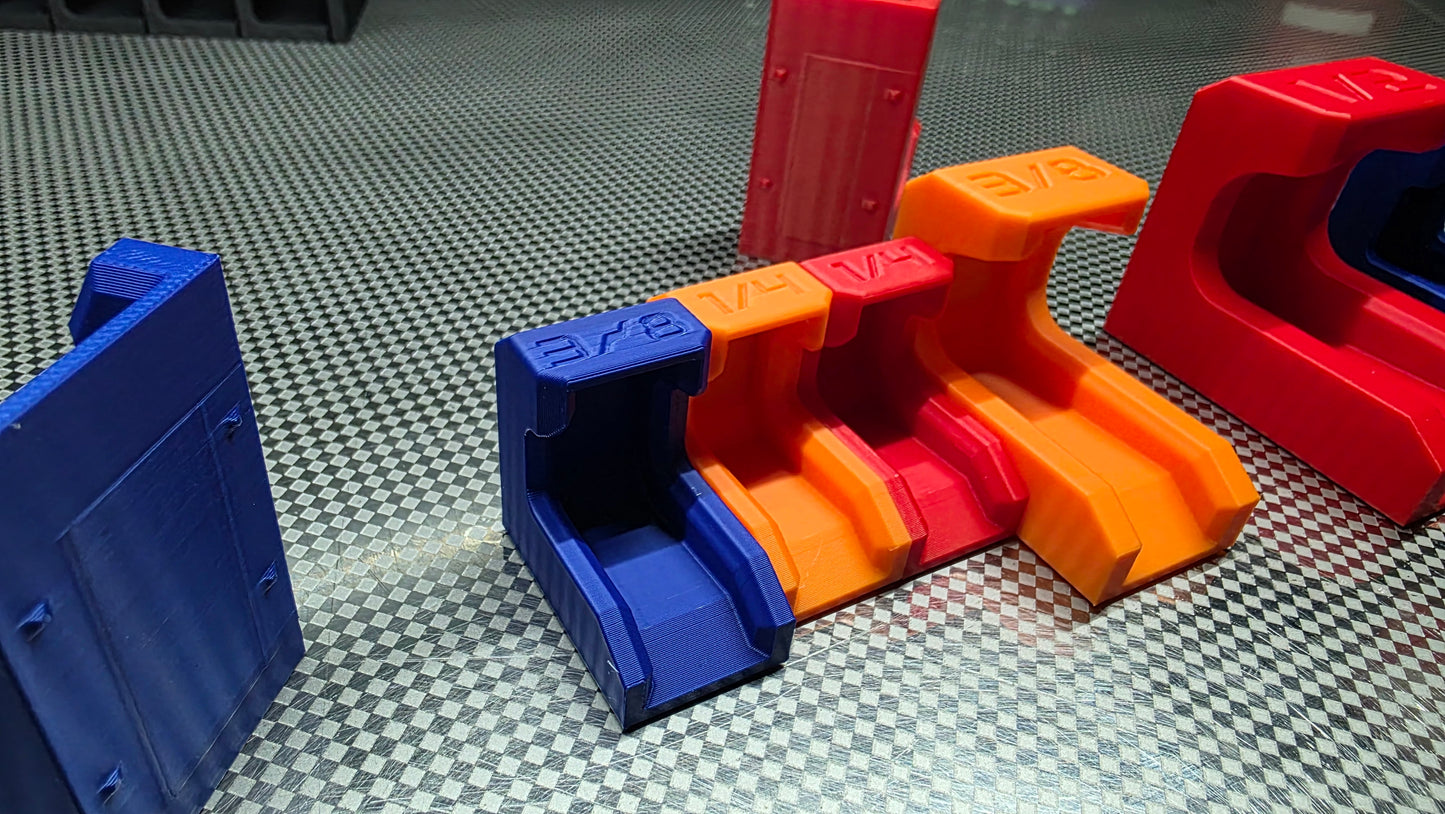" NOTHING BUT VERTICAL " MODULAR RATCHET ORGANIZER - FOR HORIZONTAL STORAGE ONLY!