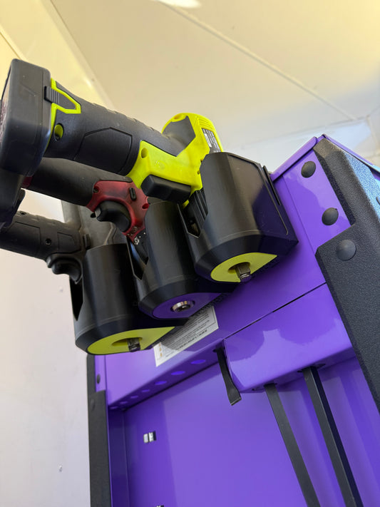 EZ Access Power Tool Holder - Tool Cart / Box Mount