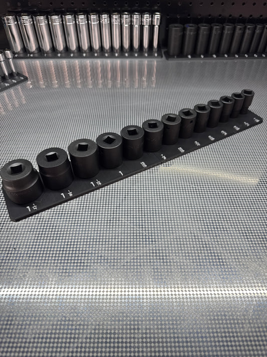 SAE 1/2 Icon Single Impact Socket Rail