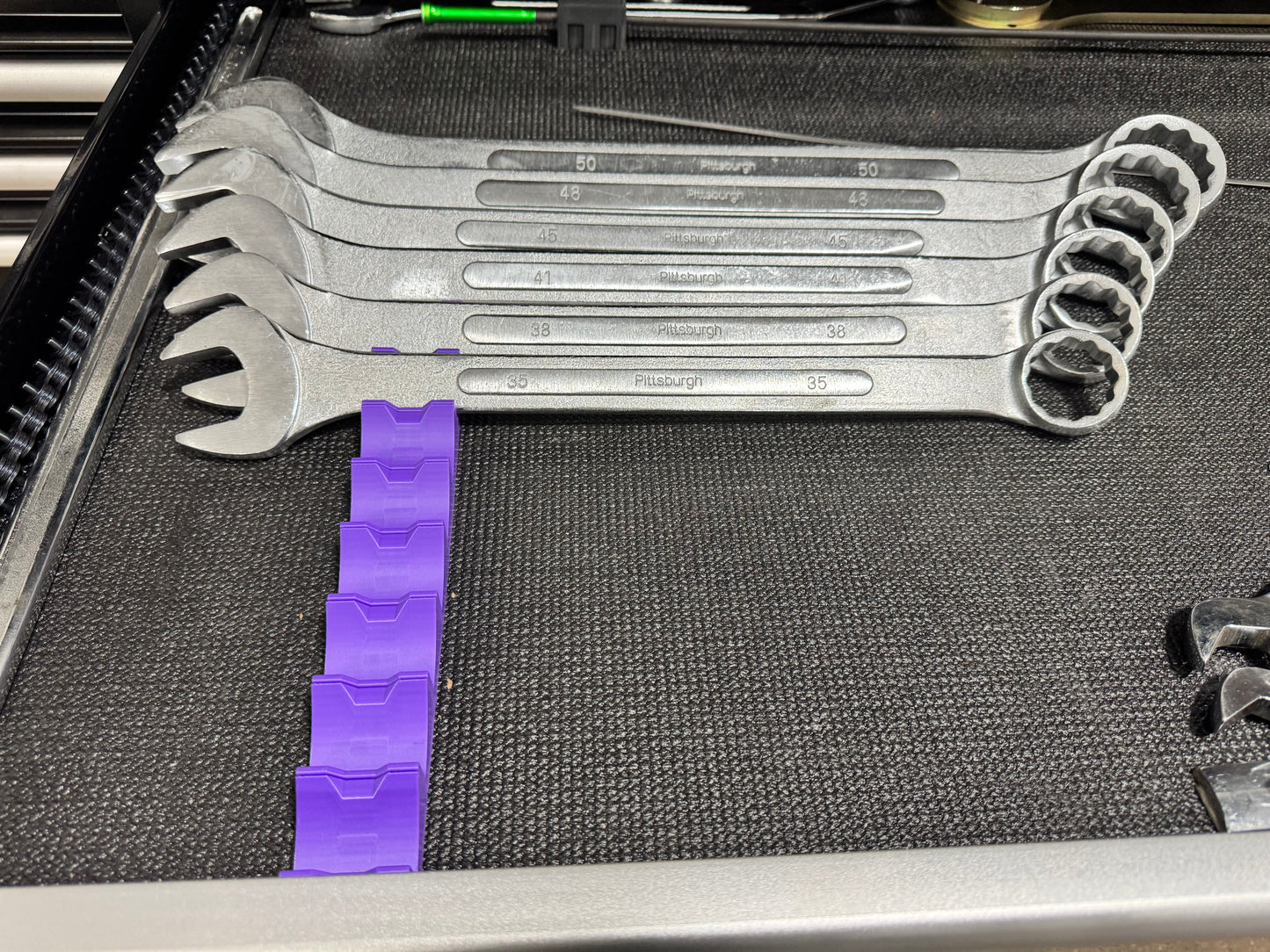 Modular XL wrench organizer