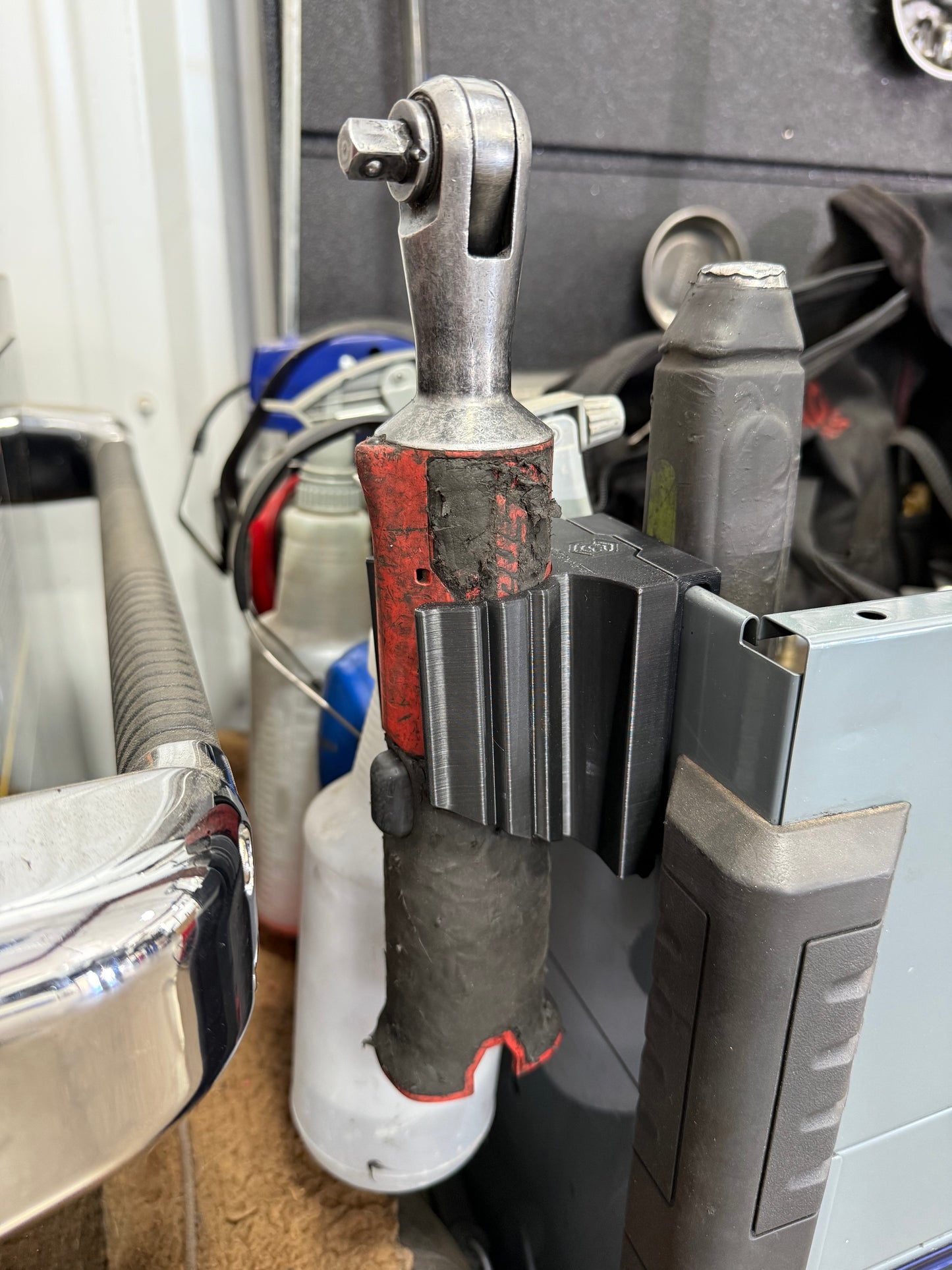 EZ Access Power Tool Holder - Tool Cart / Box Mount
