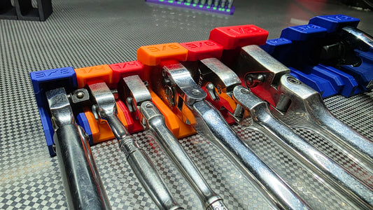 " NOTHING BUT VERTICAL "  MODULAR RATCHET ORGANIZER - FOR HORIZONTAL STORAGE ONLY!
